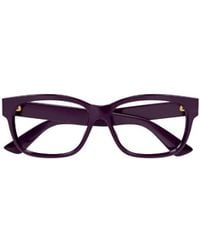 Gucci - Eyewear Rectangle Frame Glasses - Lyst