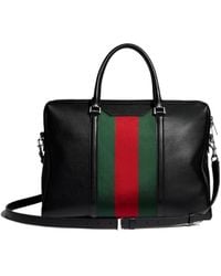 Gucci - Mega Web Trademark Medium Briefcase - Lyst
