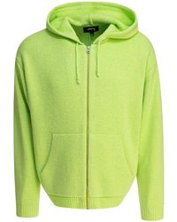Stussy - Hooded Zip-Up Cardigan - Lyst