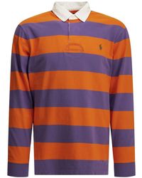 Polo Ralph Lauren - Stripe Rugby Polo Shirt - Lyst