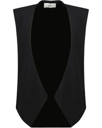 Ami Paris - Open-Front V-Neck Waistcoat - Lyst