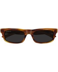 Balenciaga - Eyewear Rectangular Frame Sunglasses - Lyst