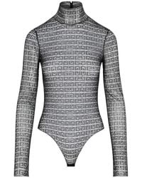 Givenchy - 4G Motif Long-Sleeved Bodysuit - Lyst