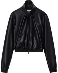 Alexander Wang - Shrunken Zipped Jacket - Lyst