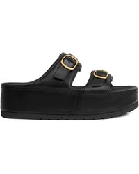 Celine - Polly Wedge Mule - Lyst