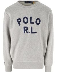 Polo Ralph Lauren - Logo Crewneck Sweatshirt - Lyst