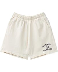 Sporty & Rich - Varsity Crest Disco Shorts - Lyst