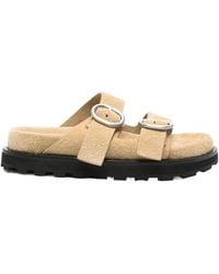 Jil Sander - Suede Slides - Lyst