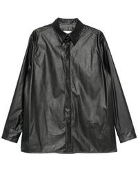 MM6 by Maison Margiela - Logo-Embossed Shirt - Lyst