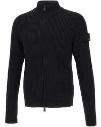 Premiata - Ribbed Zip-Up Cardigan - Lyst