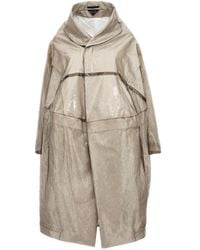 Comme des Garçons - Oversize Texture Trench Coat - Lyst