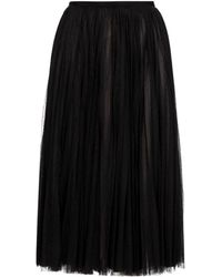 Philosophy Di Lorenzo Serafini - Layered Pleated Chiffon Half-Length Dress - Lyst