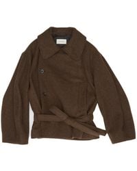 Lemaire - Short Wrap Coat - Lyst