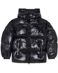 DIESEL - Rolfys Hooded Puffer Down Jacket - Lyst