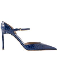 Tom Ford - 85 Croc-Embossed Leather Pumps - Lyst
