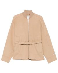 Sportmax - Agora Belted Zip-Up Jacket - Lyst