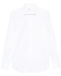 Mazzarelli - Lapel Long Sleeve Shirt - Lyst