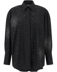 GIUSEPPE DI MORABITO - Rhinestone Oversized Shirt - Lyst