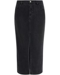 Isabel Marant - Faharia Midi Denim Skirt - Lyst