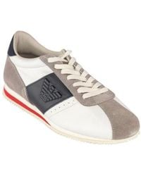 Emporio Armani - Logo Casual Sneakers - Lyst