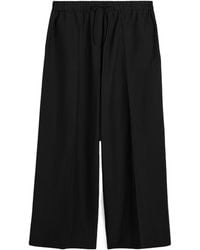 TOTEME - Drawstring Patch-Pocket Trousers - Lyst
