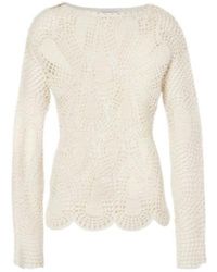 Gabriela Hearst - Caps Crochet Wool And Cashmere Top - Lyst