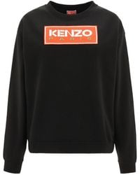 KENZO - Paris Block Logo Sweatshirt - Lyst