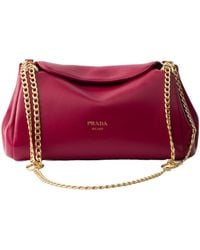 Prada - Small Tumulte Nappa Leather Bag - Lyst