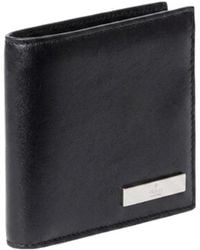 Gucci - Bi-Fold Wallet With Metal Tag - Lyst