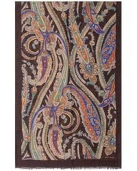 Etro - Paisley Pattern Scarf - Lyst