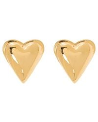 Alaïa - Alaïa Bombe Heart Stud Earrings - Lyst