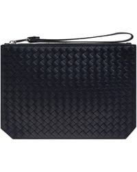 Bottega Veneta - Zippered Clutch - Lyst