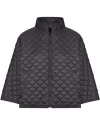 Max Mara - The Cube Delfina Zip-Up High Neck Coat - Lyst