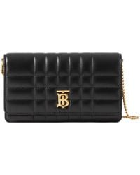 Burberry - Lola Logo Plaque Mini Crossbody Bag - Lyst