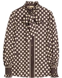 Valentino - Plusdepois Polka Dot Printed Shirt - Lyst