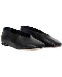 Anine Bing - Logo Trim Flat Shoes - Lyst