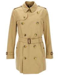 Burberry - Heritage Kensington Double Breasted Belted Trench Coat - Lyst