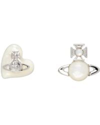 Vivienne Westwood - Asymmetrical Earrings - Lyst