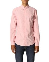 Polo Ralph Lauren - Pony Embroidered Curved Hem Shirt - Lyst