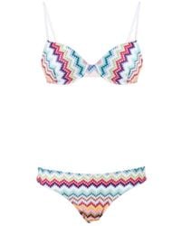 Missoni - Lurex Zigzag Bikini Set - Lyst