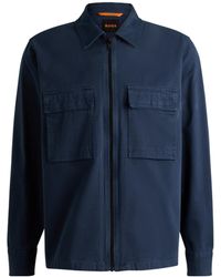 BOSS - Minimalist Casual Jacket - Lyst