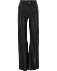 Dondup - Amber High-Waisted Wide-Leg Pants - Lyst