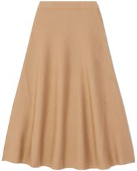 Gabriela Hearst - Freddie Wool, Silk And Cashmere-Blend Midi Skirt - Lyst