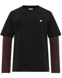 Courreges - Double-Sleeved T-Shirt - Lyst