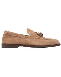 Brunello Cucinelli - Suede Loafers - Lyst