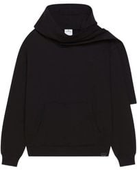 Courreges - Courrèges Asymmetric Neck Sweatshirt - Lyst