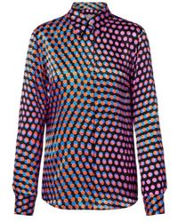 Dries Van Noten - Polka-Dot Silk Shirt - Lyst