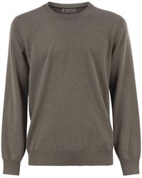 Brunello Cucinelli - Cashmere Crew-Neck Sweater - Lyst
