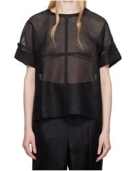 Issey Miyake - Papyrus Short Sleeve Top - Lyst