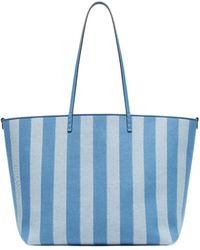Fendi - Roll Striped Large Reversible Tote Bag - Lyst